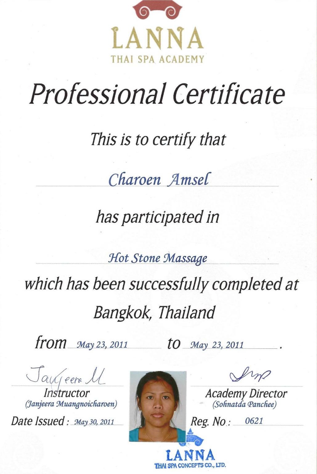 Hot Stone Massage Zertifikat